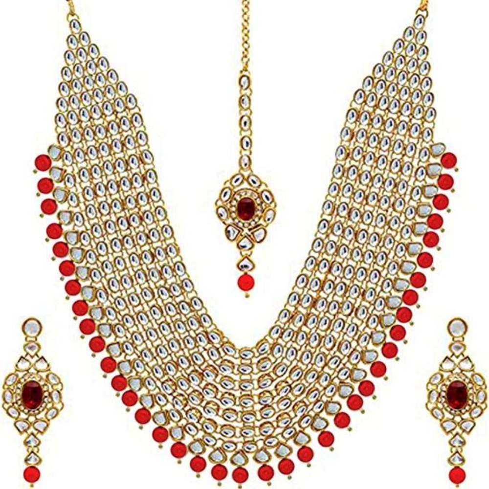 Aheli Wedding Collection Indian Traditional Kundan Multi Layered Ethnic Designer
